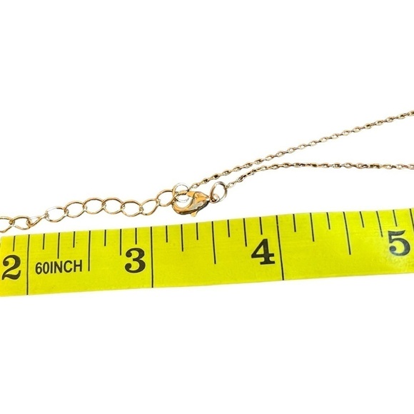 NWT L.A. Hearts Gold Tone Los Angeles Monogram Pendant Chain Necklace - Picture 8 of 8